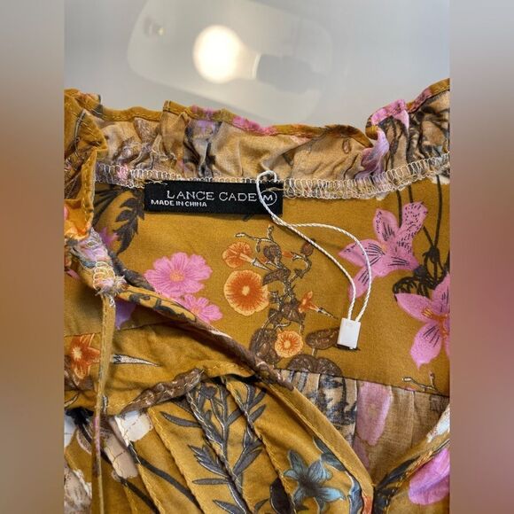 Cotton Lance Cade turmeric colored dress - Picture 6 of 6